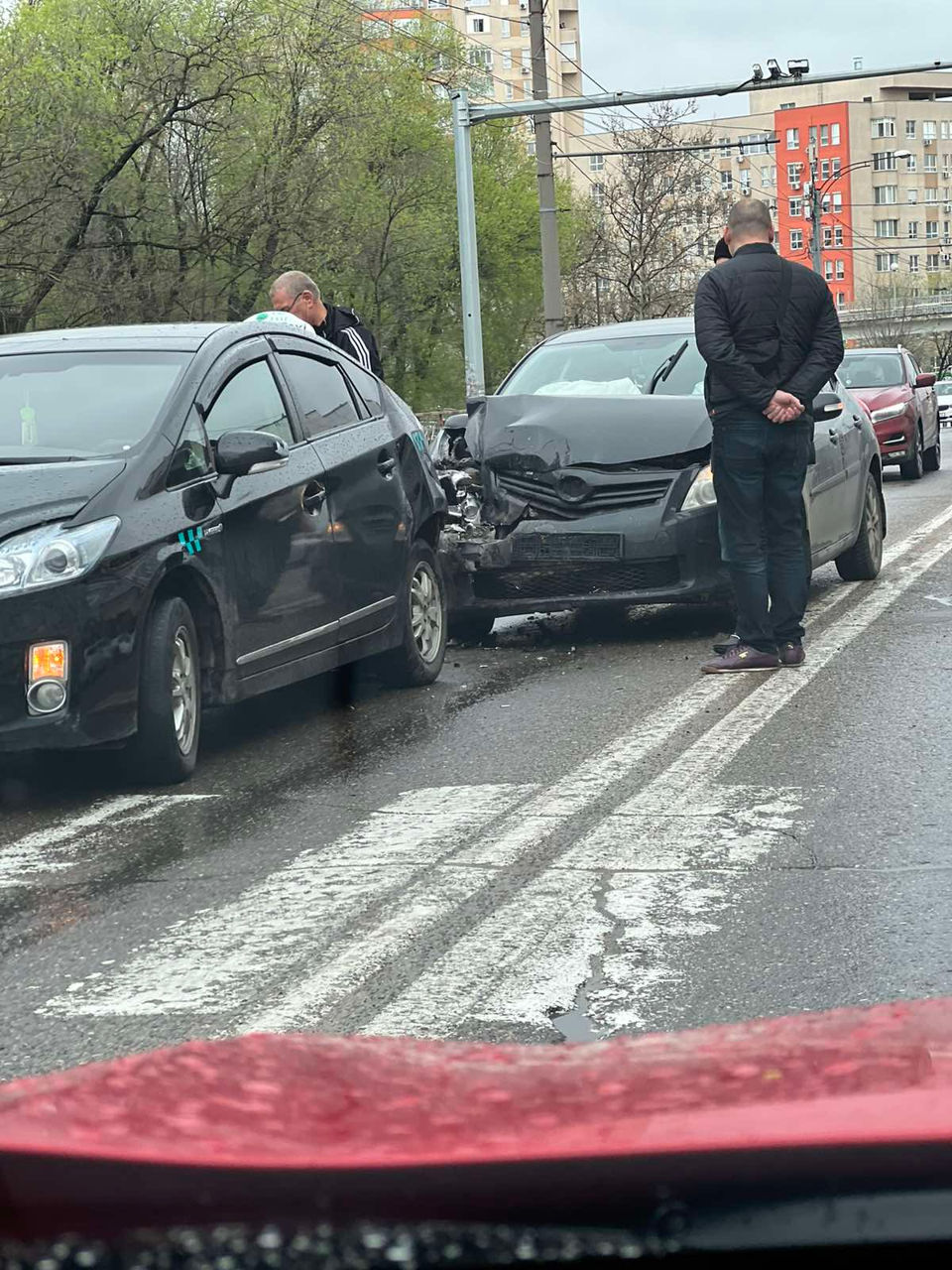 В Кишиневе произошло ДТП с участием машины службы такси