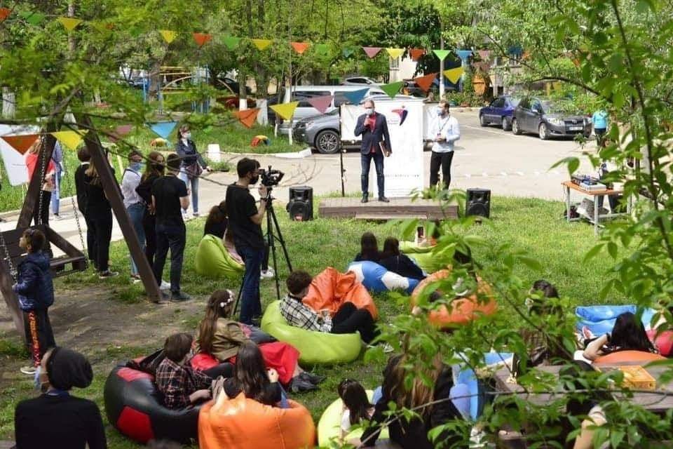 В Кишинёве обустраивается Молодёжный сквер.