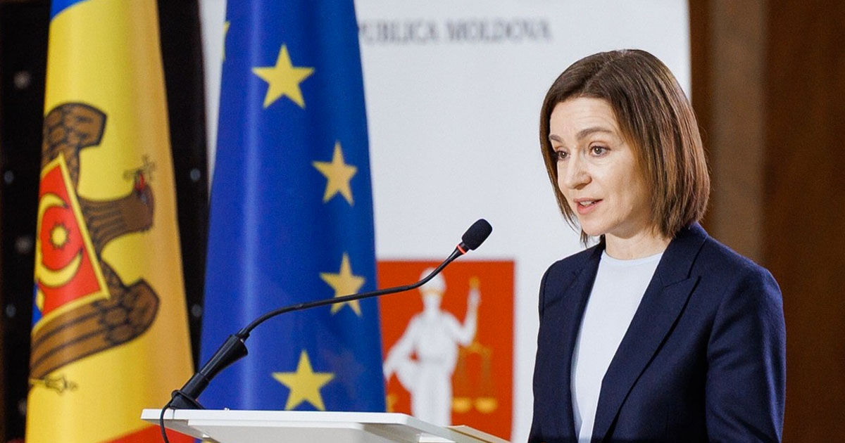Санду: Я приветствую выводы Европейского совета, подтверждающие поддержку Молдовы.