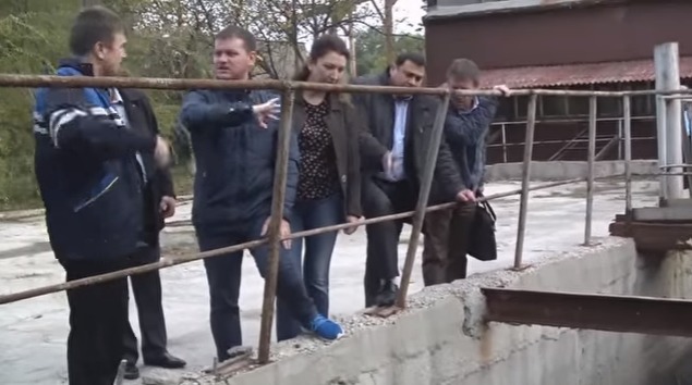 Мунтяну провел инспекцию на очистной станции.