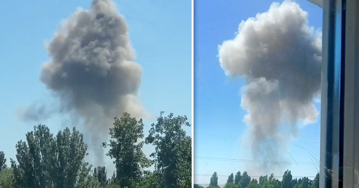 В Одессе прозвучали взрывы во время воздушной тревоги.