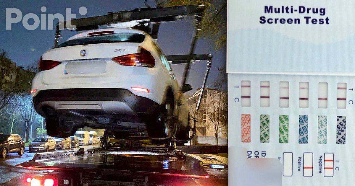 Șoferul unui BMW, reținut la Chișinău: Era drogat la volan.