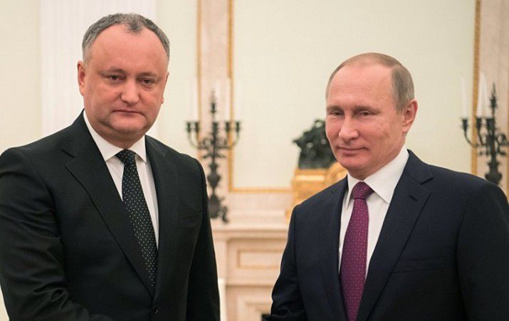 Игорь Додон и Владимир Путин встретятся на полях саммита ЕАЭС.