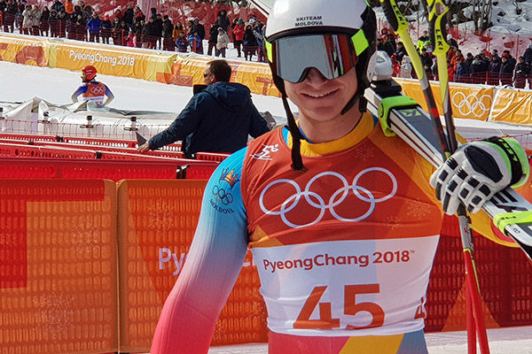 Christopher Hoerl a ocupat locul 40 în proba de coborâre.