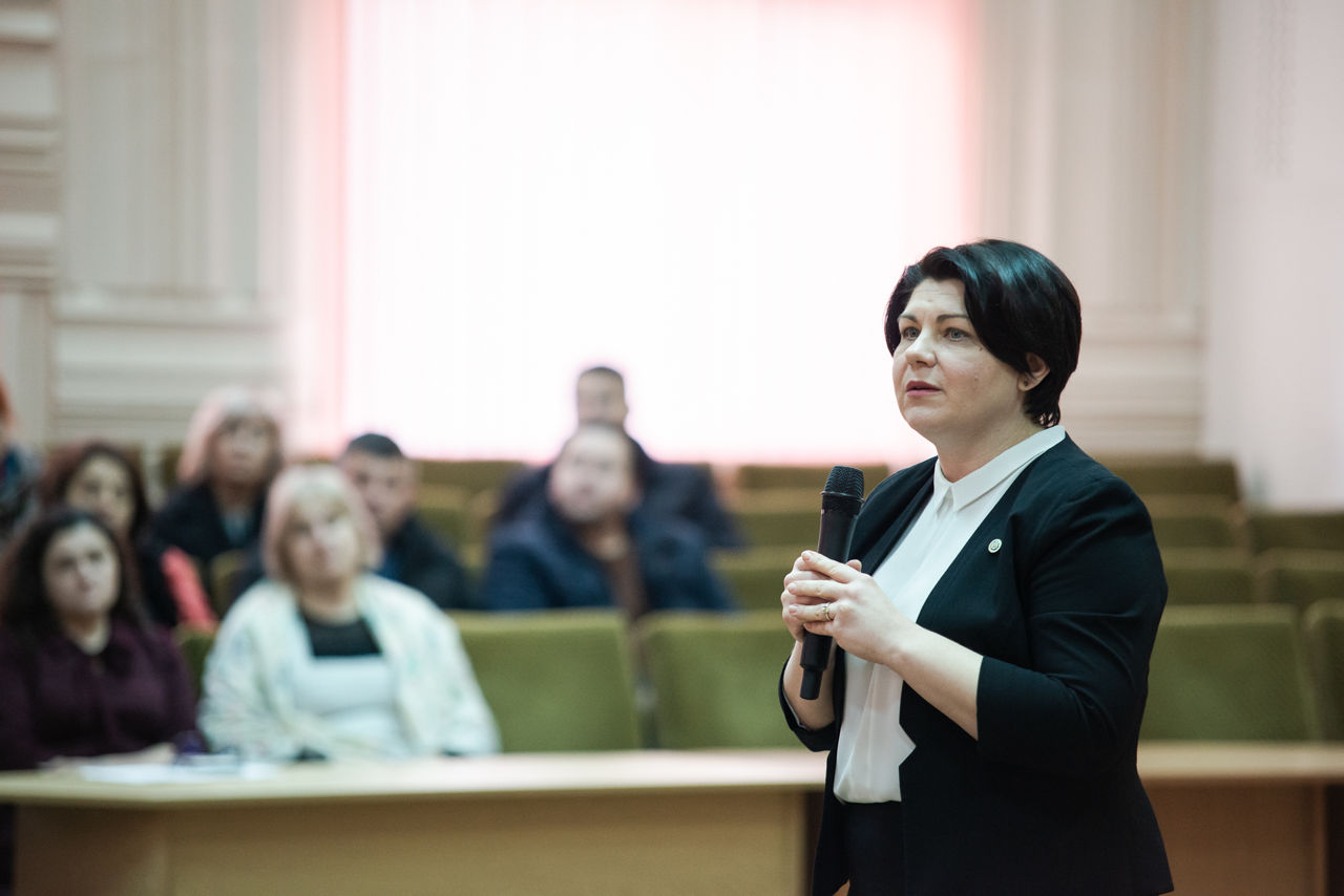 Премьер-министр Молдовы Наталья Гаврилица. 