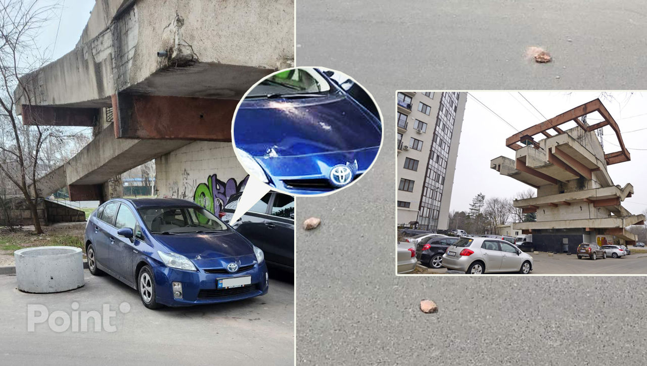 Locuitorii sectorului Buiucani cer Primăriei să demoleze telefericul abandonat: Cad pietre de pe el.