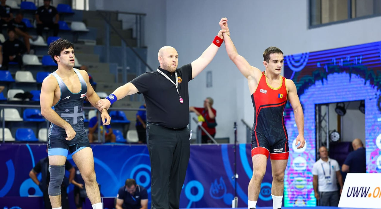 Argint pentru Republica Moldova la Campionatul Mondial U20 de lupte libere.