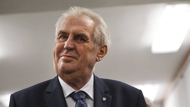 Президент Чехии Милош Земан.