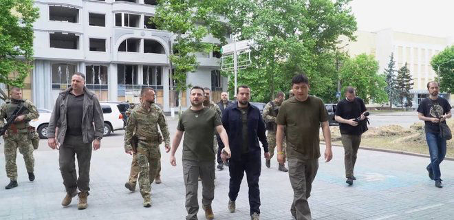 Зеленский приехал в Николаев.