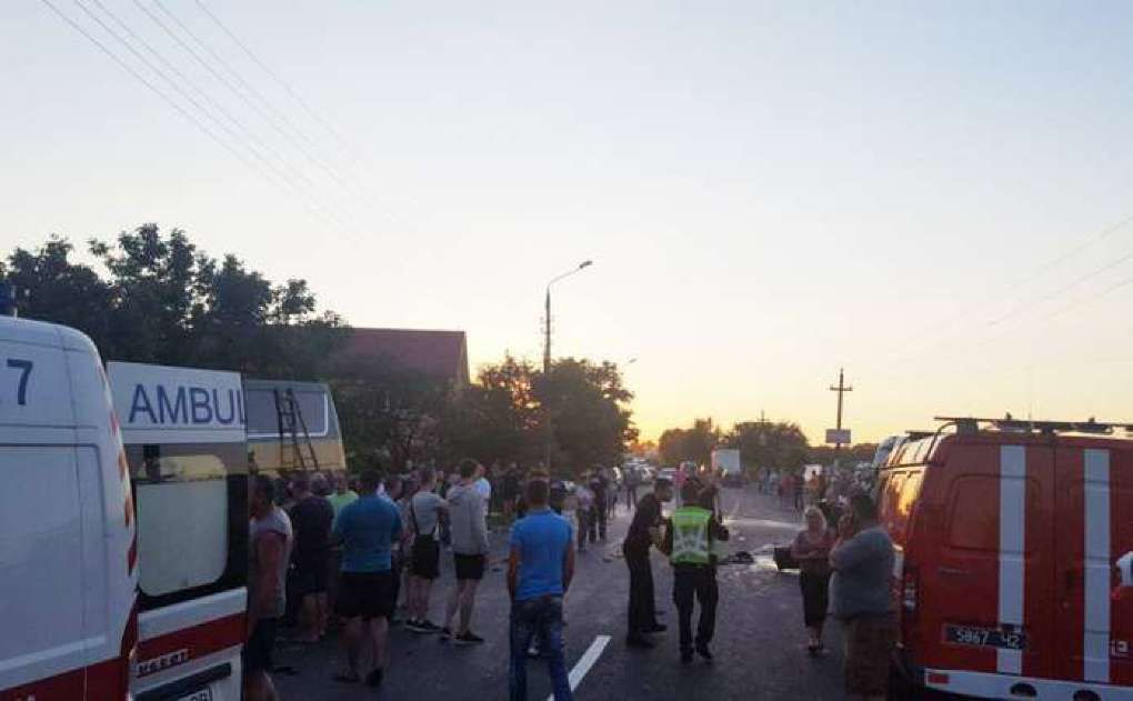 MAEIE, despre accidentul rutier produs în Ucraina cu implicare moldovenilor. Detalii. Foto:  Pogliad.ua