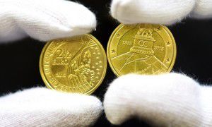 Monetăria regală a Belgiei a început luni să bată monezi în valoare de 2,5 euro. Foto: mesaj.md