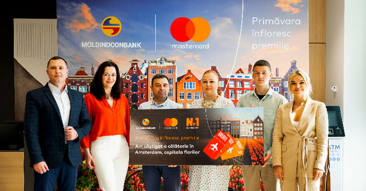 Moldindconbank и Mastercard объявили главного победителя акции «Весна – время подарков».