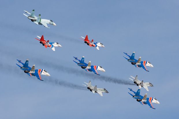 Военные  самолеты РФ.