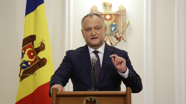 Додон подверг жесткой критике решение о высылке российских дипломатов.