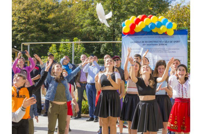 В одном из сел района Анений Ной открылся современный спорткомплекс.