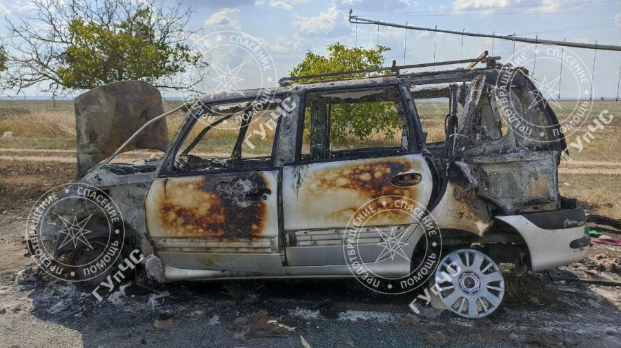 На трассе Тирасполь-Малаешты автомобиль загорелся во время движения.