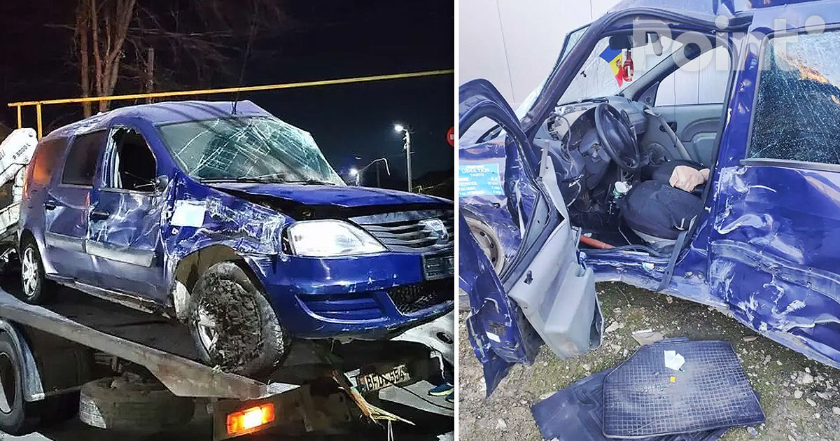 В Фалештах водитель Mini Cooper спровоцировал ДТП с пострадавшим.