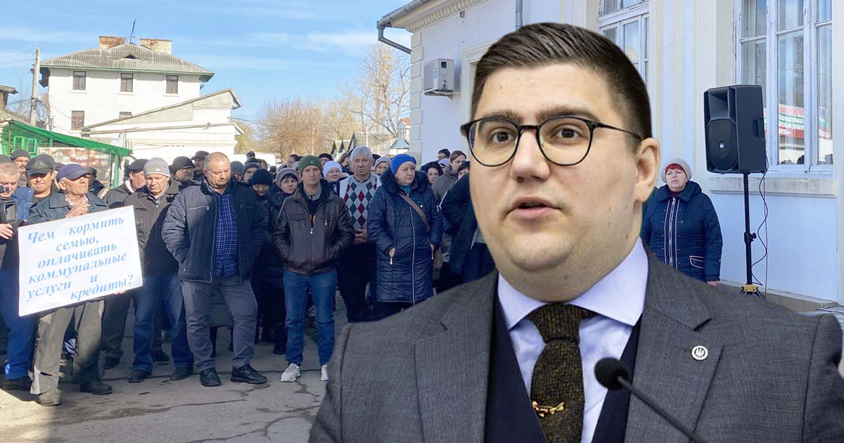 Водэ о протесте железнодорожников: Власти ищут решение. Коллаж: Point.md.