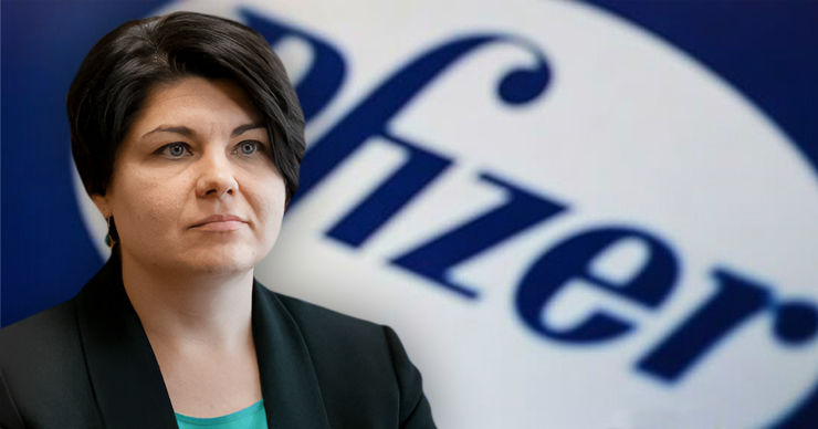 Гаврилица о цене на вакцину Pfizer: Мне неизвестны подробности. Коллаж: Point.md