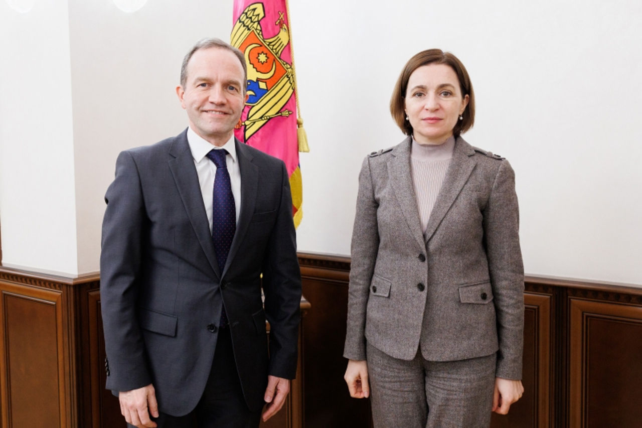 Президент встретилась с главой офиса Совета Европы в Молдове .