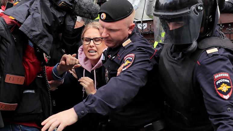 Любовь Соболь — одна из недопущенных кандидатов на выборах в Мосгордуму. 