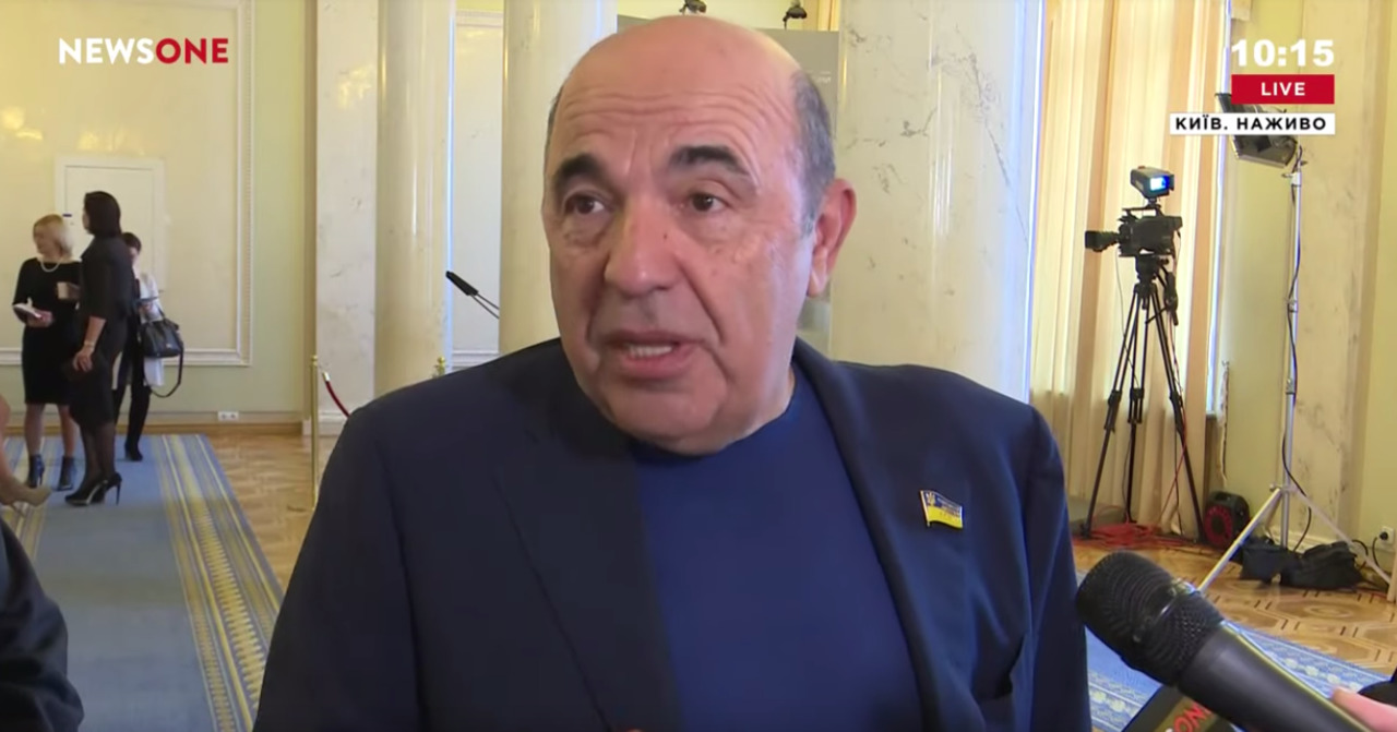 Депутат украинской Рады от «Оппозиционной платформы — За жизнь» Вадим Рабинович.