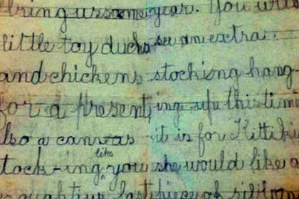 В Великобритании обнаружили письмо от 1898 года.
