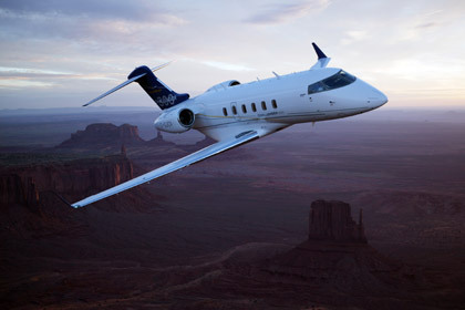 Самолет Challenger 300 Exterior. Фото: bombardier.com