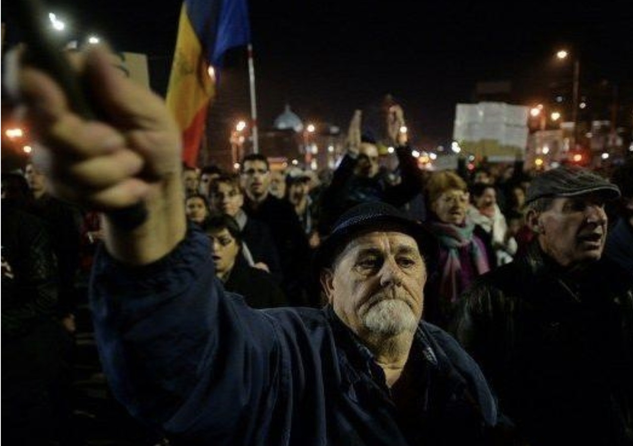В Румынии проходят протесты против налоговой реформы.
