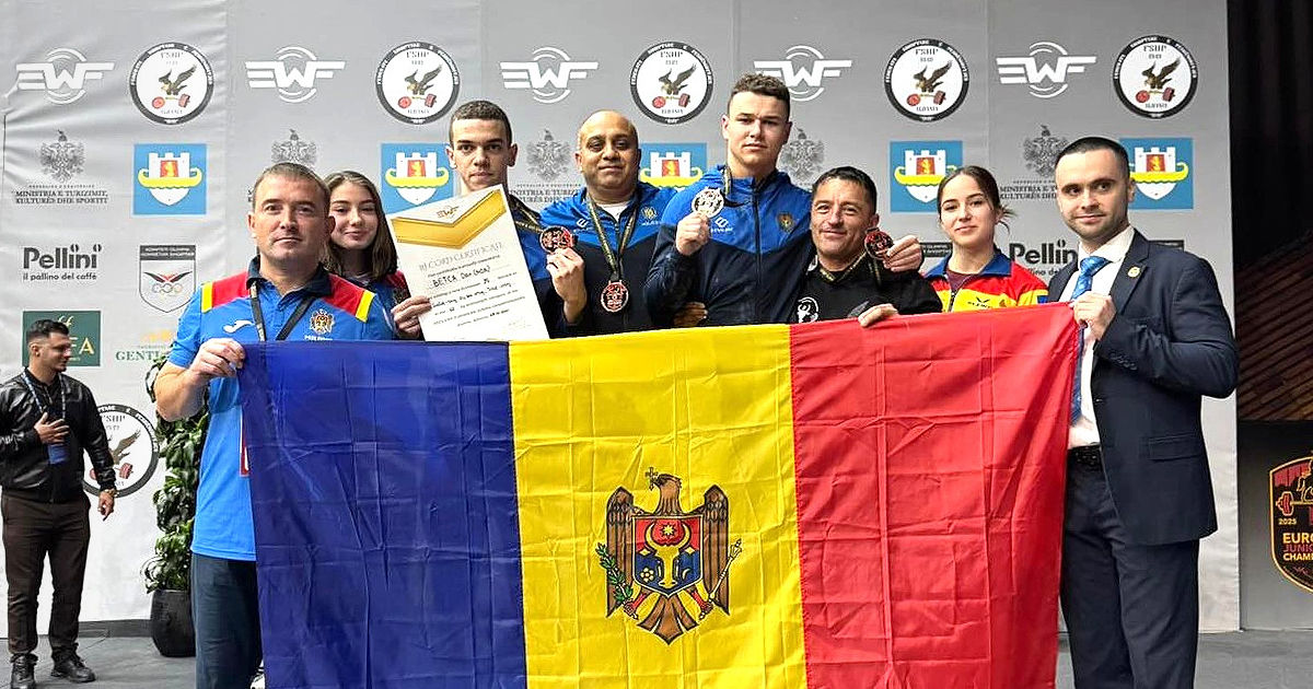 Medalii de argint și bronz pentru Moldova la Campionatul European de Haltere U-20.