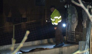 Когда на место прибыли полицейские, подозреваемый сидел как ни в чём не бывало в саду.