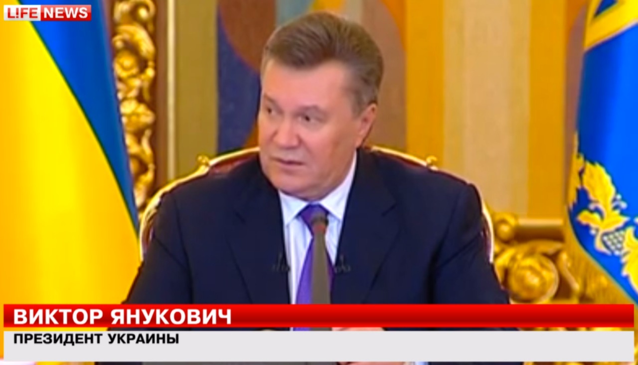 Виктор Янукович сообщил, что при подписании договора с Россией он защищал интересы украинского народа.