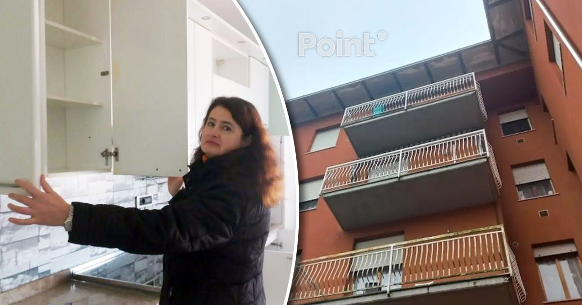 O moldoveancă s-a întors în propriul apartament din Italia, după luni de zile în care a locuit într-un subsol.