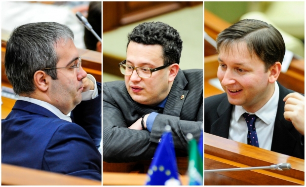 Политики пытаются наладить работу парламента.  Коллаж: www.realitatea.md