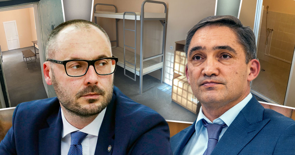 Литвиненко заранее получил фото камеры, в которую потом поместили Стояногло. Коллаж: Point.md