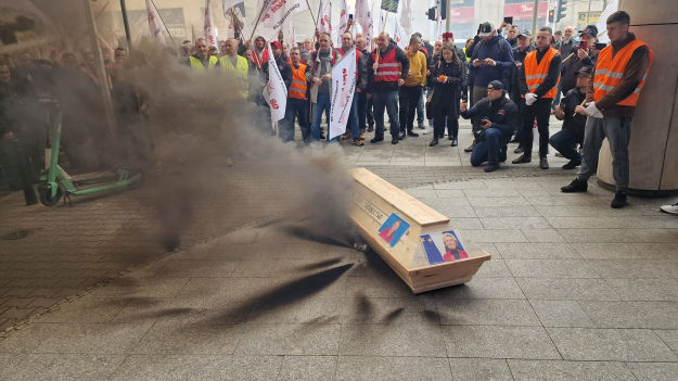 В Польше шахтеры вышли на протест против планов ЕС ограничить выбросы метана.