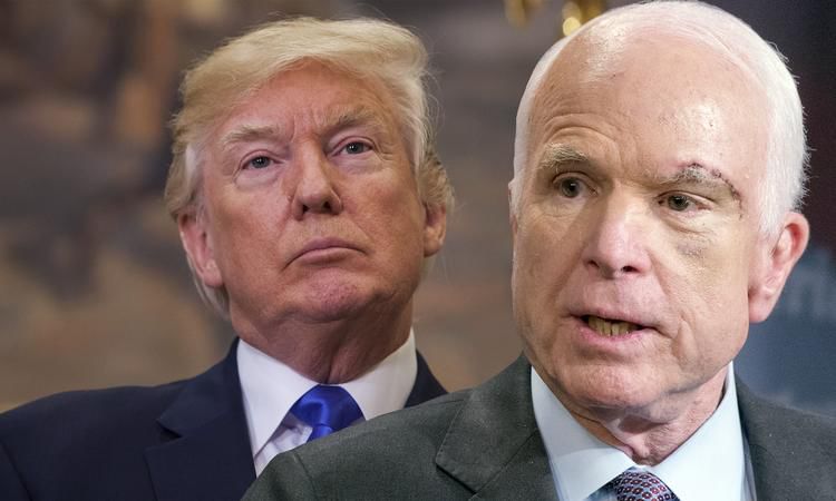 Трампа не пригласили на похороны Маккейна.