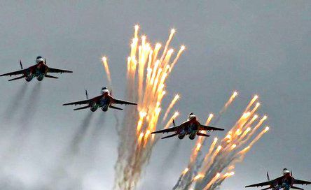 34 ракетами уничтожено 14 пунктов террористов.