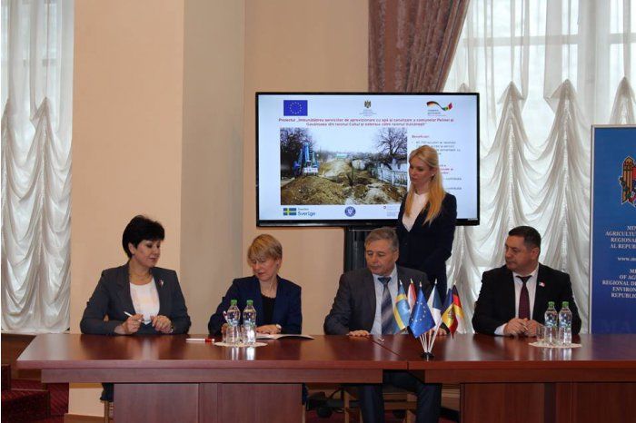 Cinci localităţi din Cahul, asigurate cu apă din bani europeni