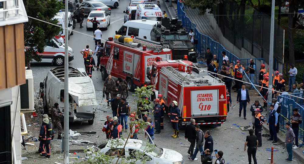 Două persoane au murit, iar alte 16 au fost rănite în urma unei explozii. Foto: REUTERS/ STRINGER