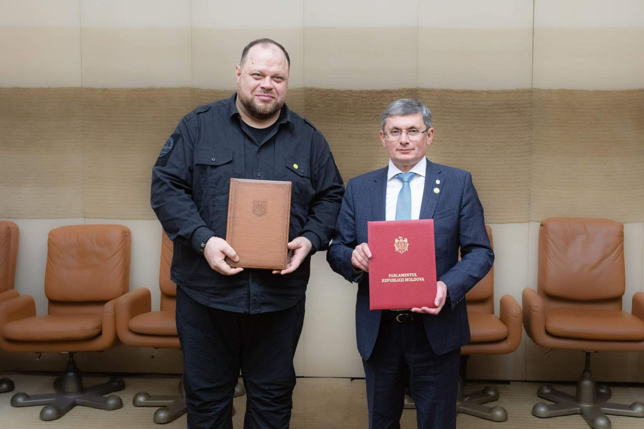 Парламент Молдовы заключил Меморандум о взаимопонимании с Верховной Радой Украины.