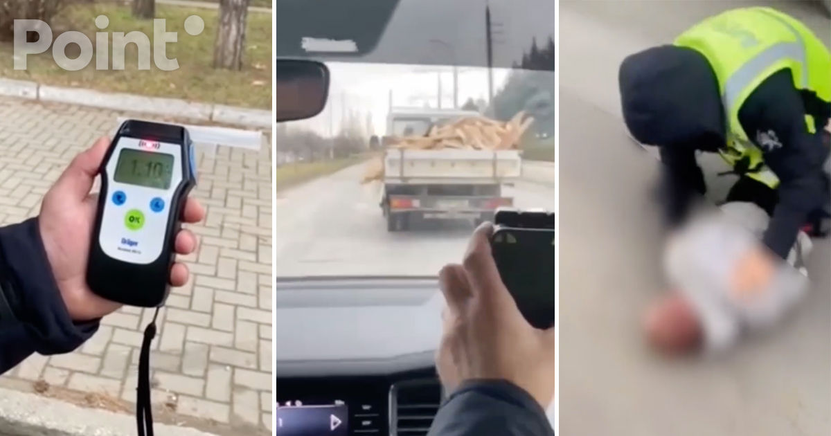Un șofer în stare de ebrietate, reținut de polițiști în Capitală.