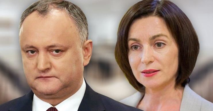 Санду снова пригласила Додона на дебаты. Коллаж: Point.md
