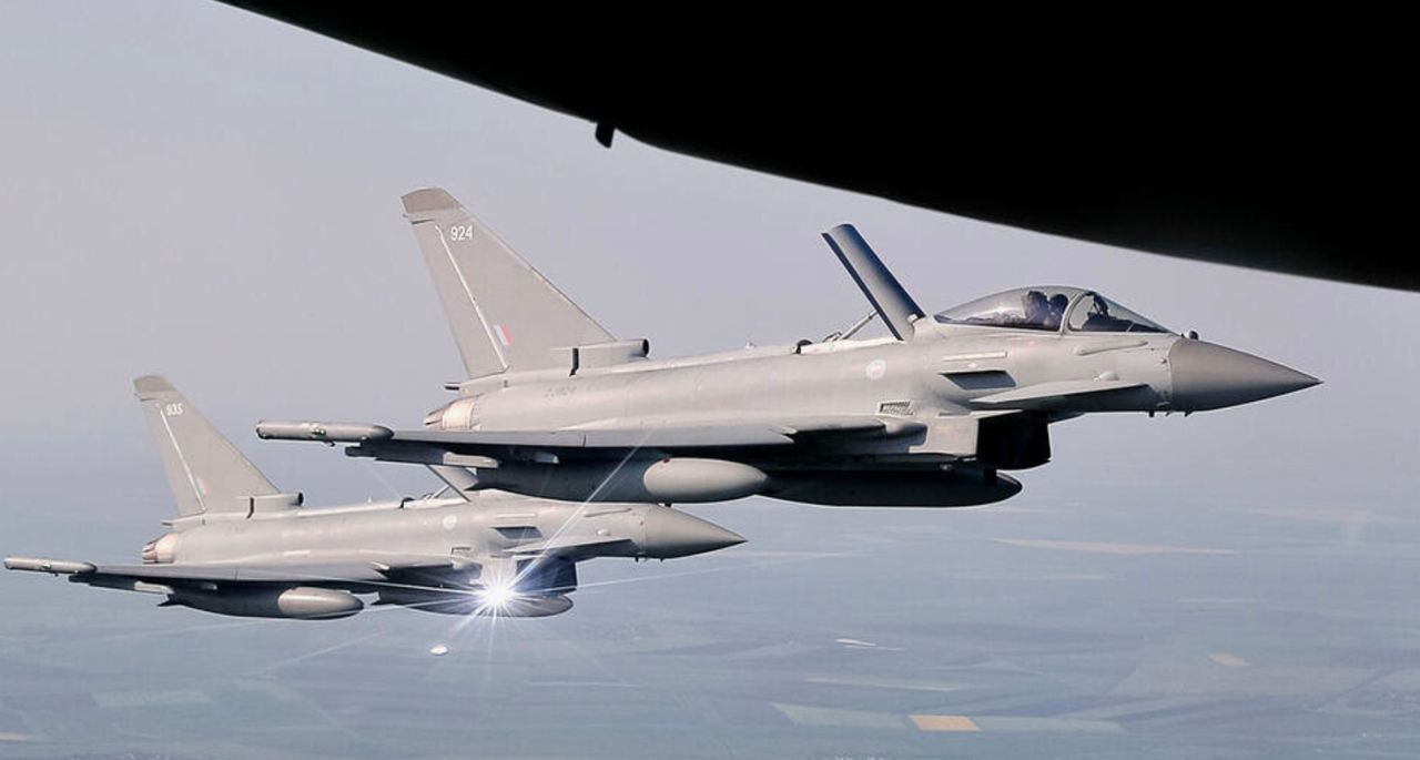 Avioane britanice au efectuat o misiune comună de recunoaștere cu NATO la granițele Rusiei.
