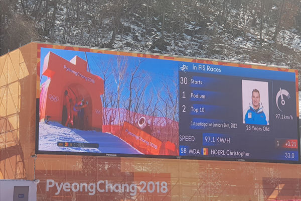 Christopher Hoerl a debutat la PyeongChang.