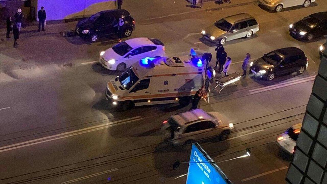 В центре Кишинева сбили пешехода.