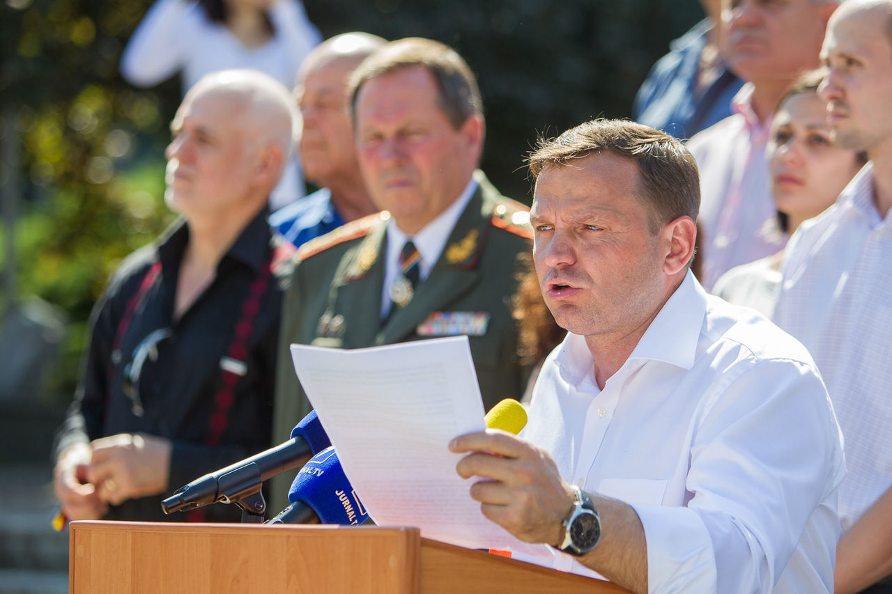 Кандидат ППДП и ПДС в примары Кишинева Андрей Нэстасе.