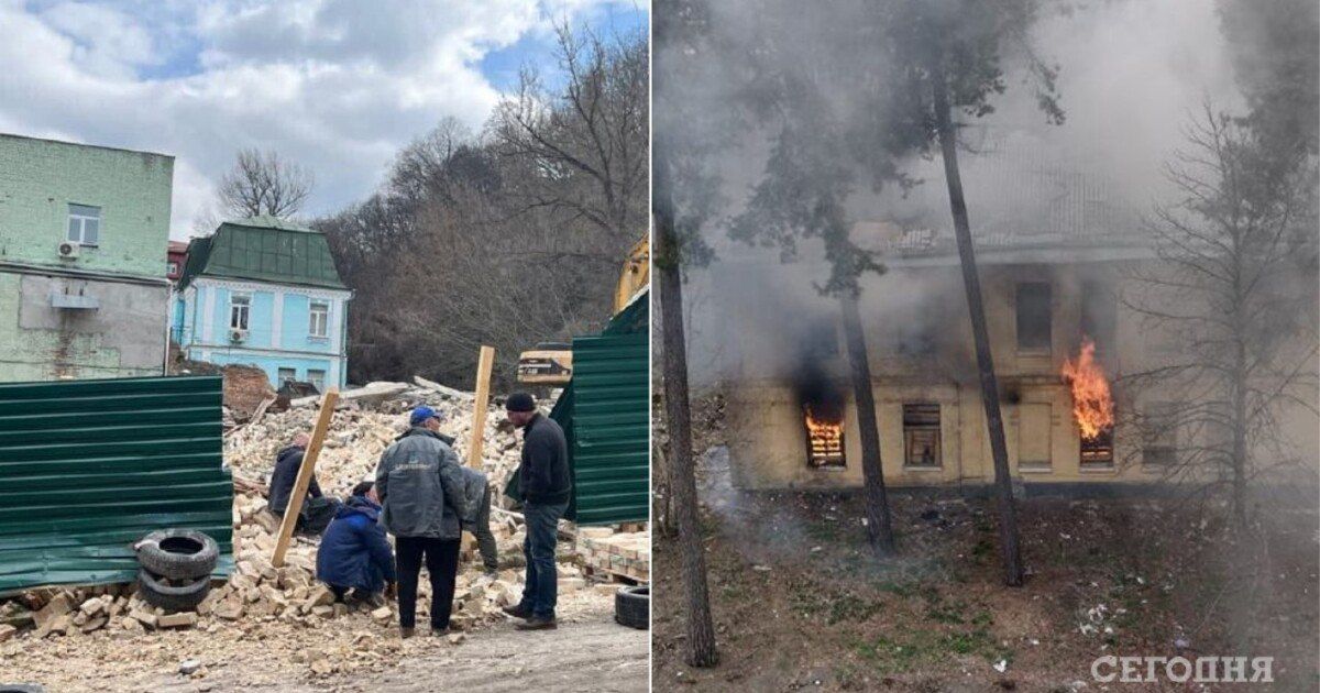 Прикрываясь войной, в Киеве снесли старинный дом, чтобы сэкономить на реставрации.