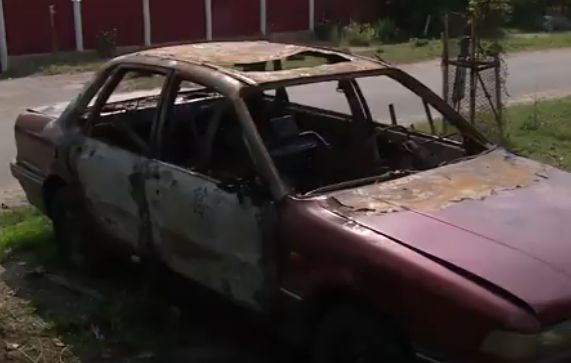 В Слободзее мужчина сжег машину соседа.