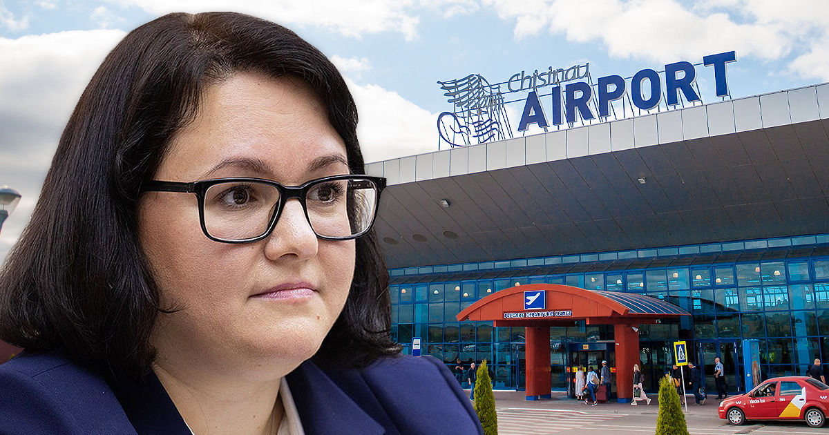 Лилия Дабижа опровергла информацию о концессии аэропорта. Коллаж Point.md.